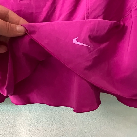 Nike Pink Tennis Skirt with Built in Shorts - Picture 2 of 8